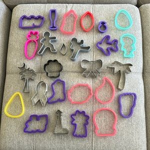 Variety of cookie cutters